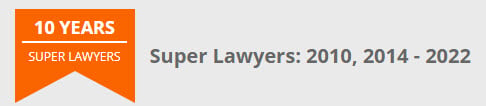 10 Years | Super Lawyers | Super Lawyers: 2010, 2014-2022
